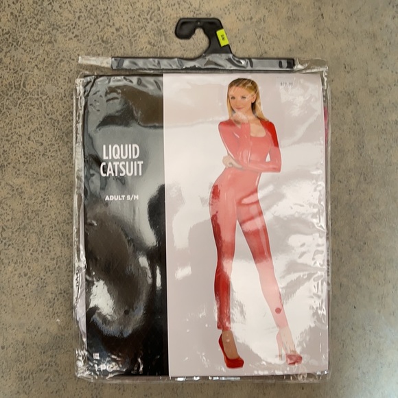 Adult Liquid Catsuits: Red & Black! New! - Picture 7 of 11